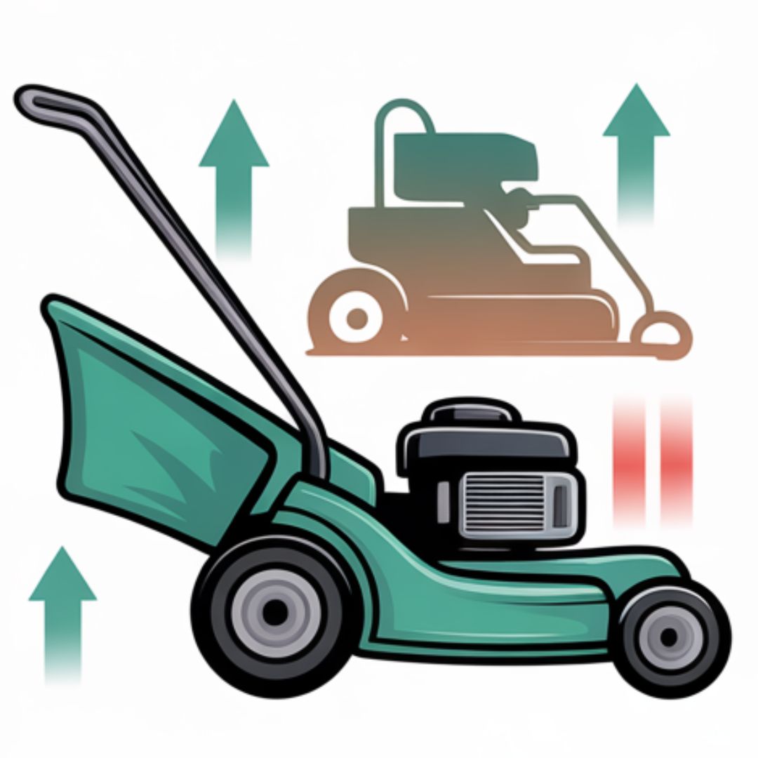 Tilt mower correctly