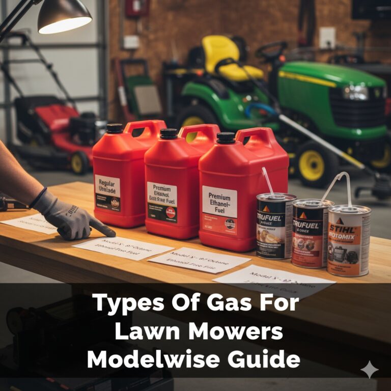 Types of Gas for Lawn Mowers