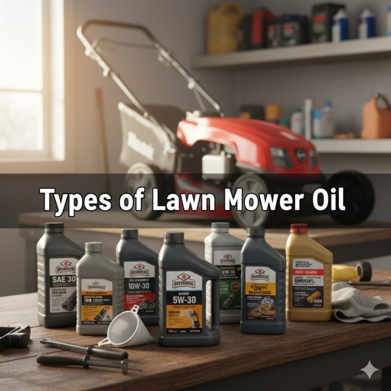 Types of Lawn Mower Oil
