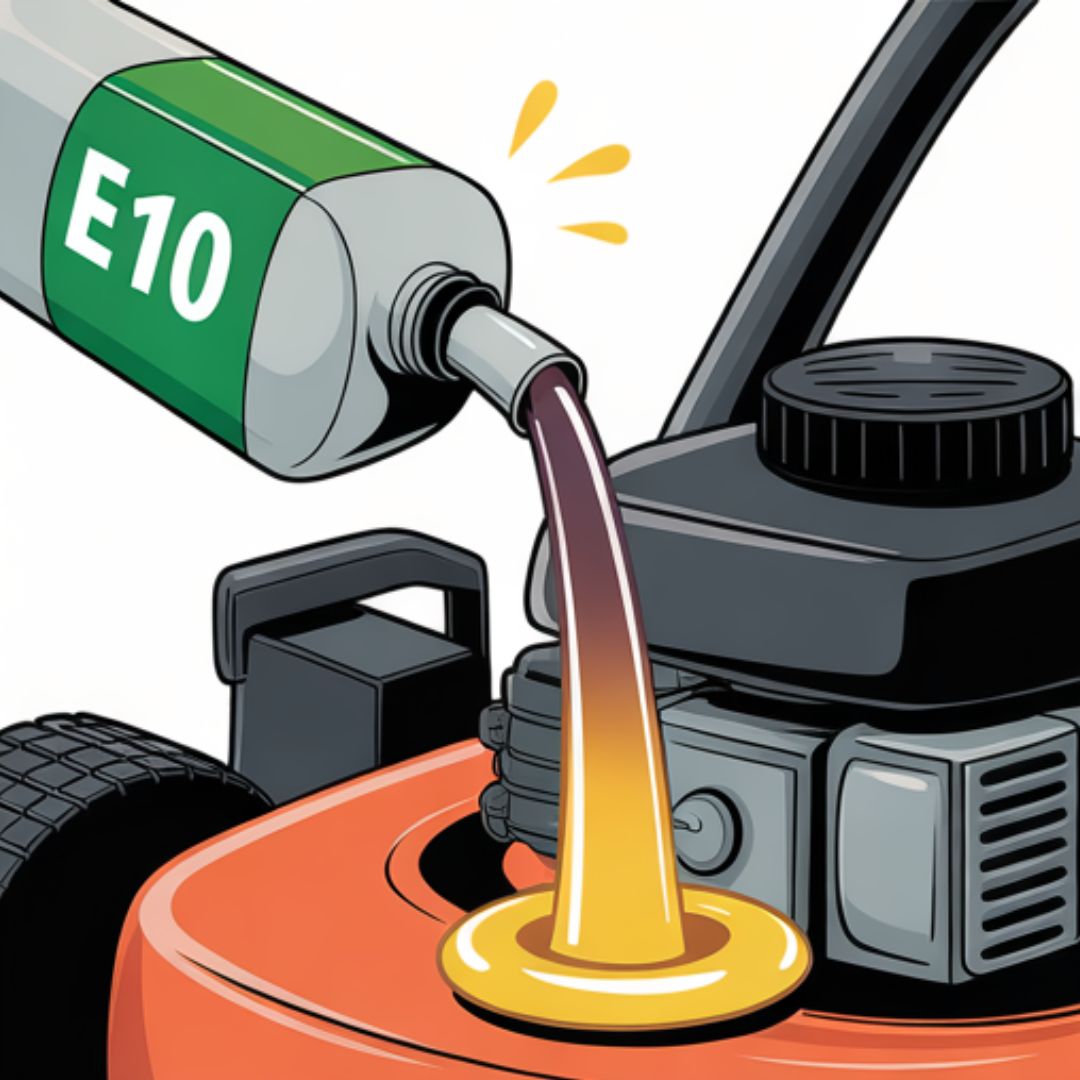 Using car gas loaded with ethanol