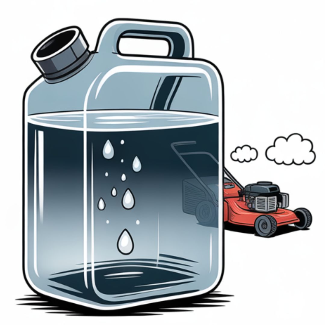 Water in gas can or tank