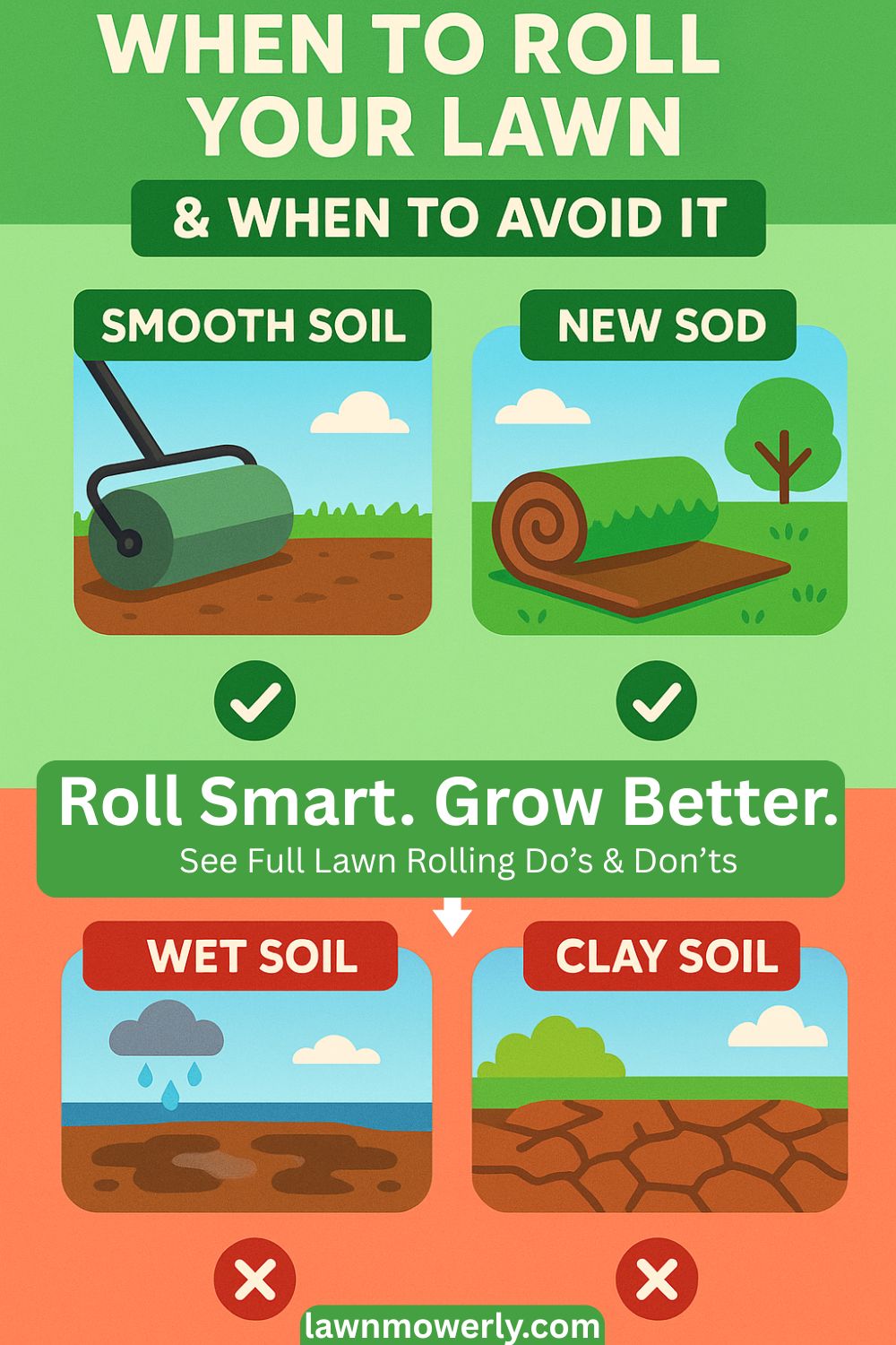 When to Roll Your Lawn and When to Avoid It