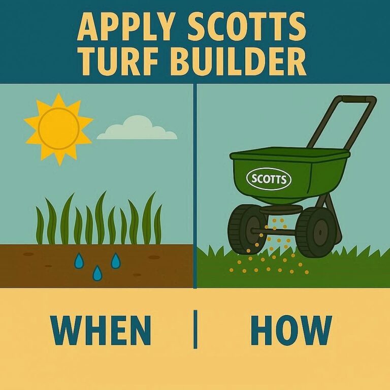 Apply Scotts Turf Builder