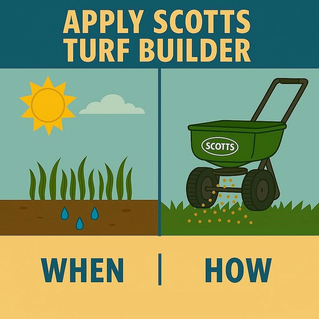 Apply Scotts Turf Builder