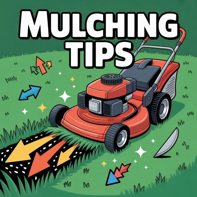 mulching tips, lawn mulching guide, how to mulch lawn