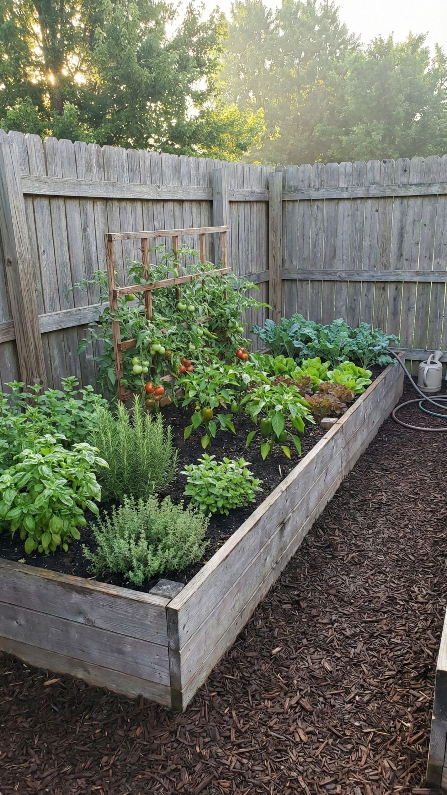 Corner Raised Bed Garden
