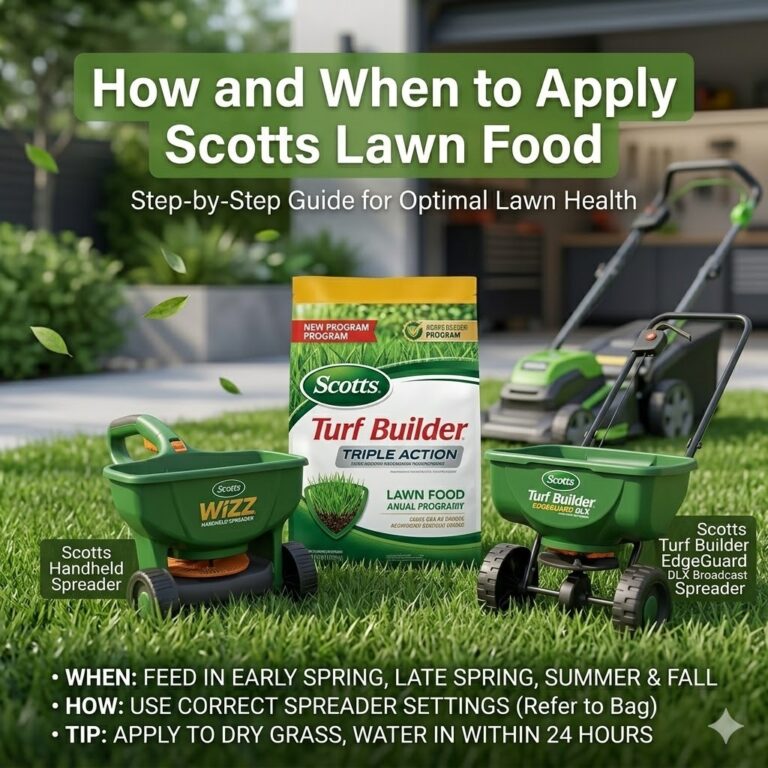 How and When to Apply Scotts Lawn Food