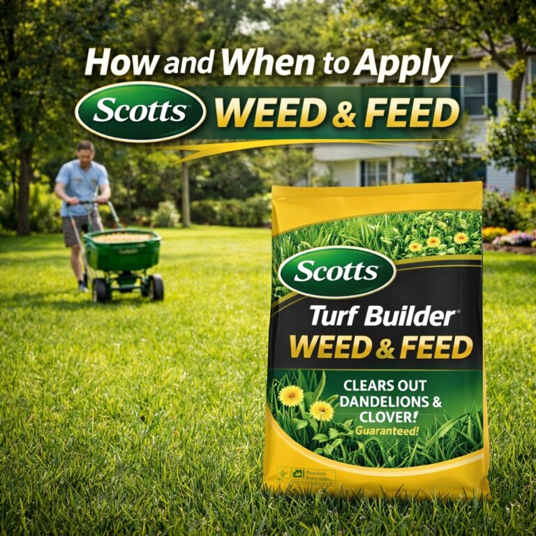 Apply Scotts Weed and Feed