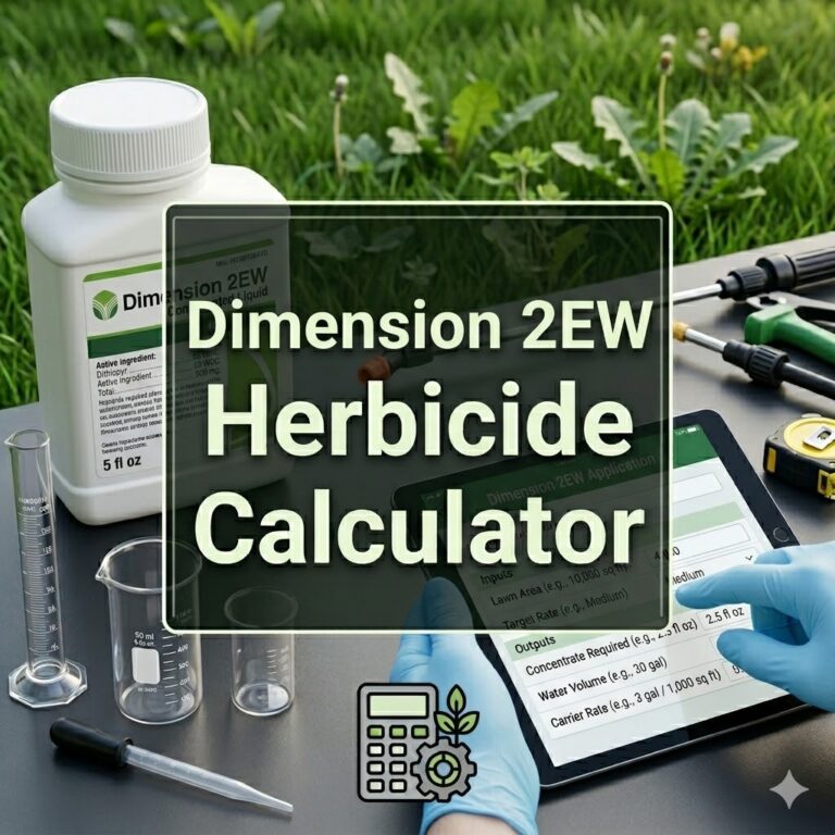 Dimension 2EW Herbicide Calculator