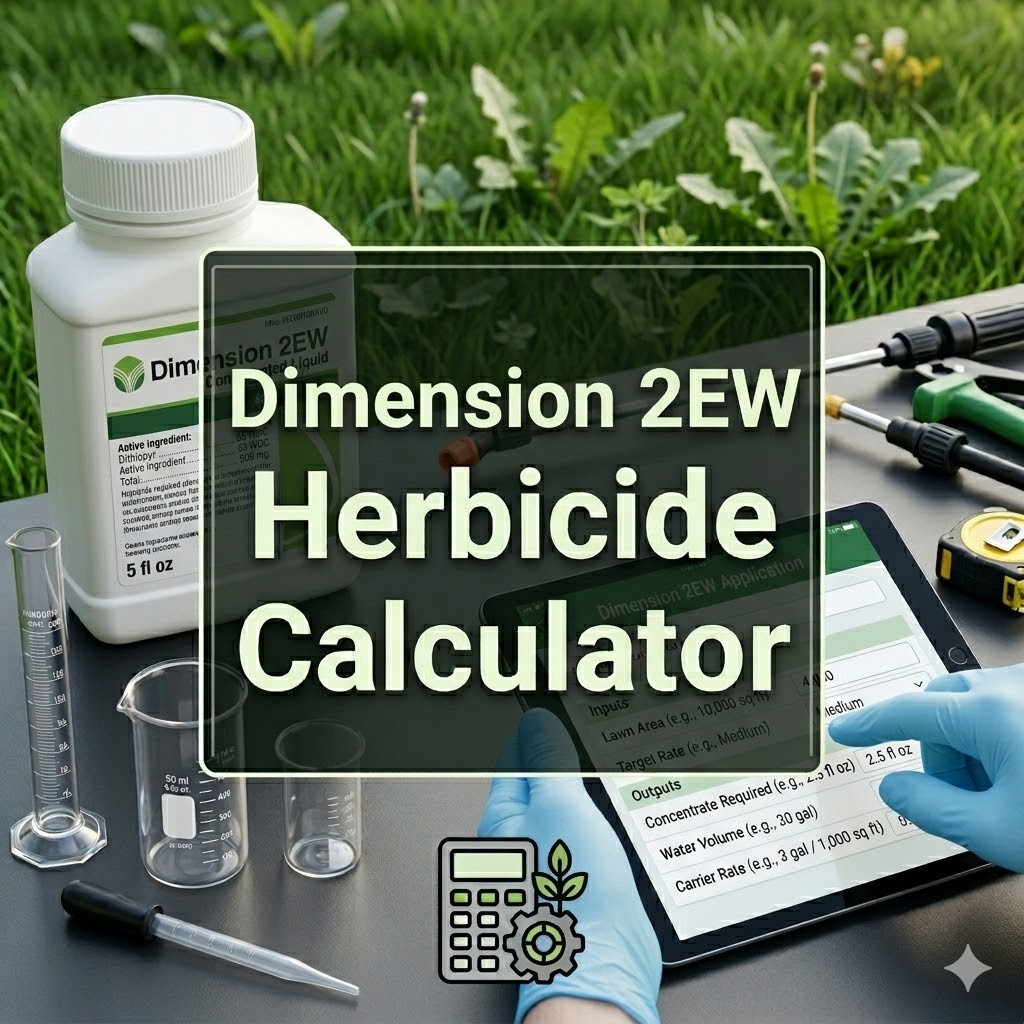 Dimension 2EW Herbicide Calculator