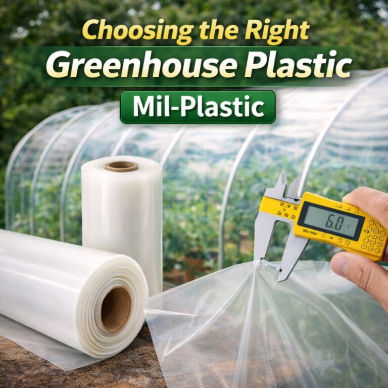 Greenhouse Plastic Guide