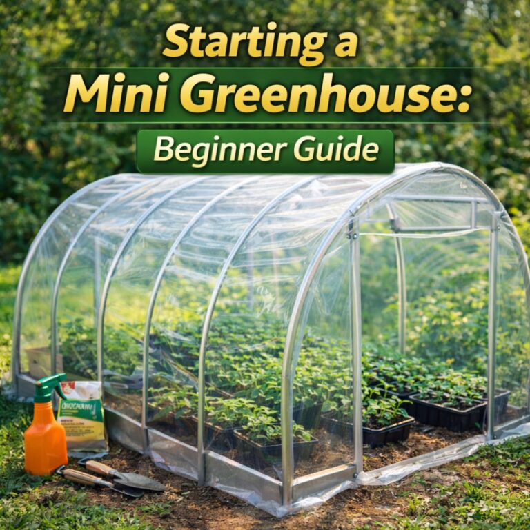How to Start a Mini Greenhouse