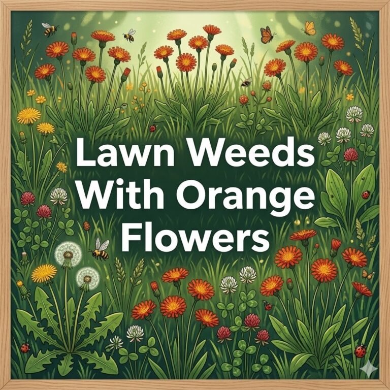 Lawn Weeds With Orange Flowers