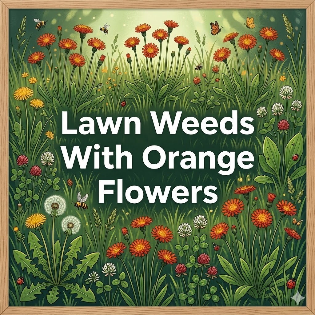 Lawn Weeds With Orange Flowers
