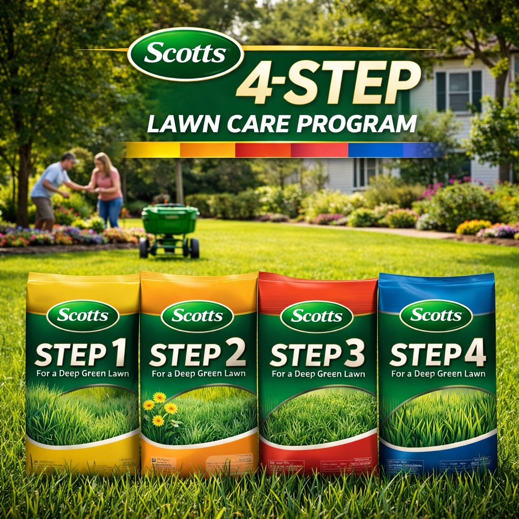 Scotts 4-Step Lawn Care Program