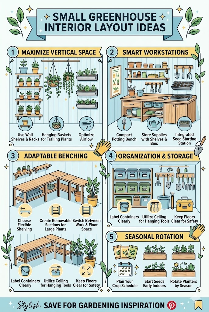Small Greenhouse Interior Layout