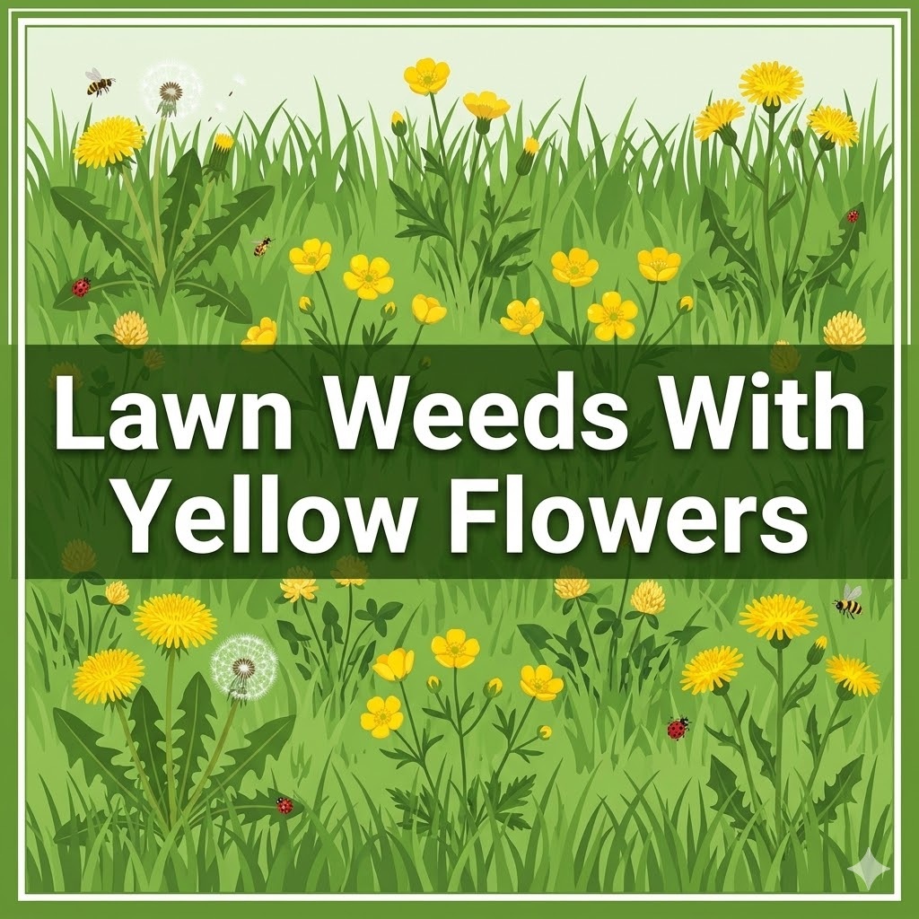 Lawn Weeds With Yellow Flowers
