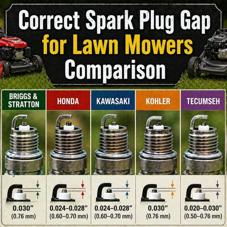 Correct Spark Plug Gap for Lawn Mowers