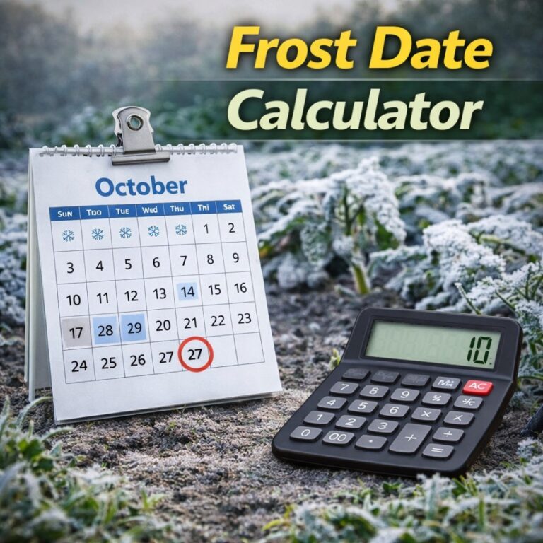 Frost Date Calculator