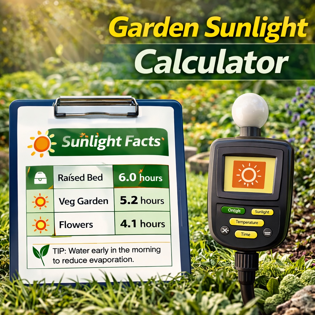 Garden Sunlight Calculator