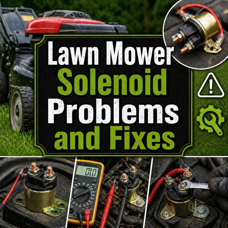 7 Lawn Mower Solenoid Problems & Model-wise Fixes