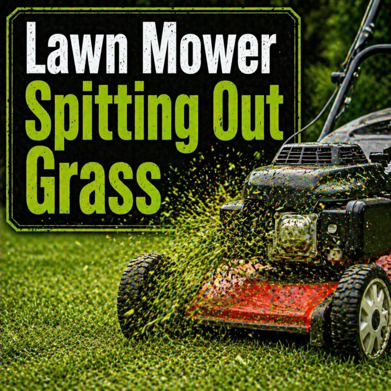 Lawn Mower Spitting Out Grass Reasons and Fixes