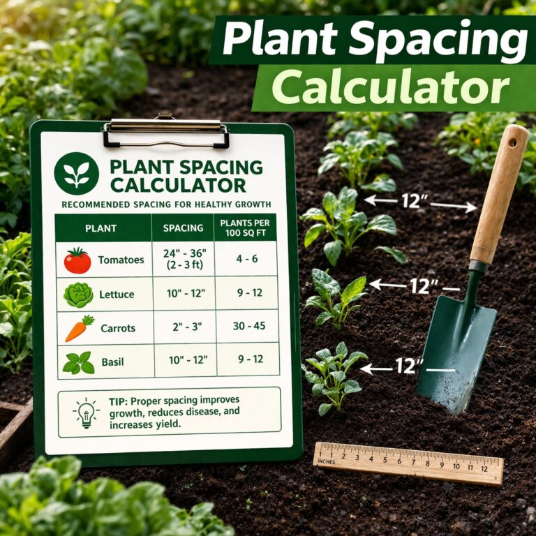 Plant Spacing Calculator