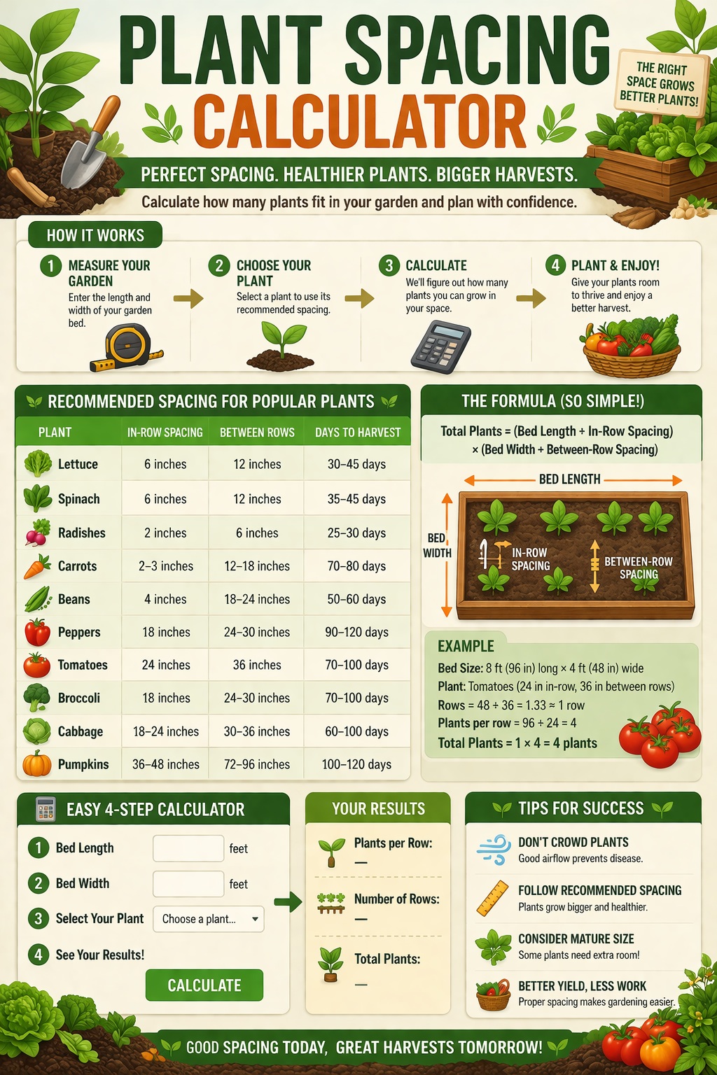 Plant Spacing Calculator