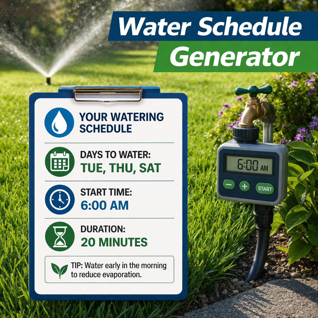 Water Schedule Generator