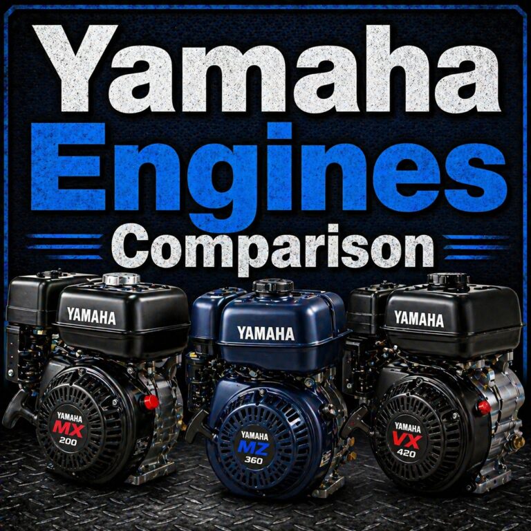 Yamaha Small Engines Comparison