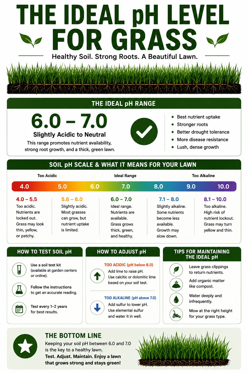 pH Level for Grass: Ideal Soil pH for a Healthy Lawn